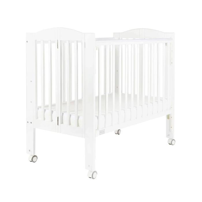 Baby Star Huggy 摺合嬰兒木床 (包括3”床褥)-白色-Suchprice® 優價網