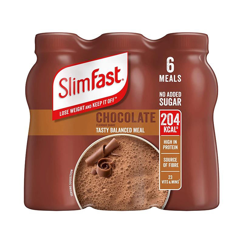 SlimFast Shake Multipack 代餐奶昔飲料 6 x 325 ml-Chocolate-Suchprice® 優價網