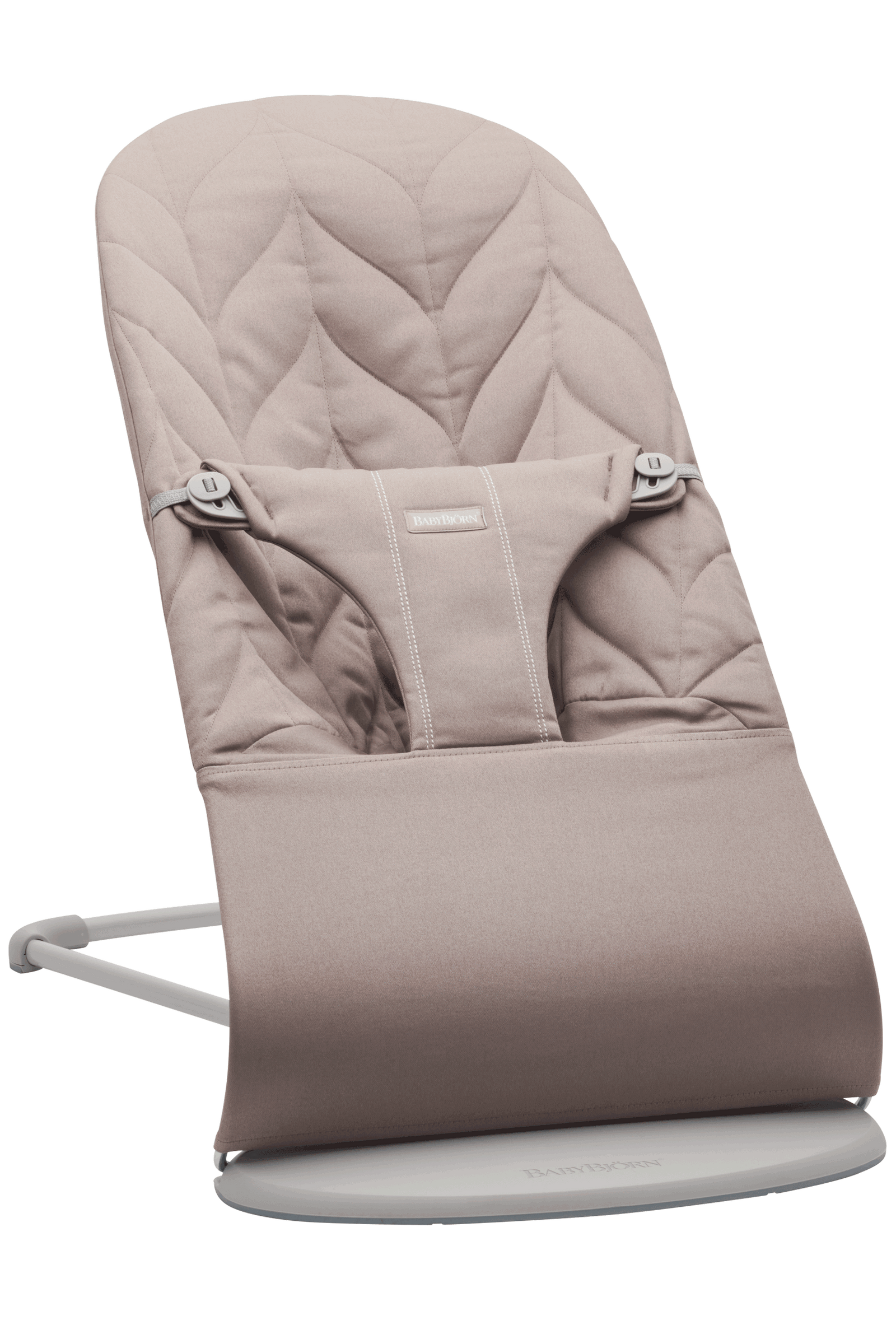 BabyBjörn Bliss 嬰兒搖椅 瑞典製造-Quilted Cotton-Sand Grey-Suchprice® 優價網