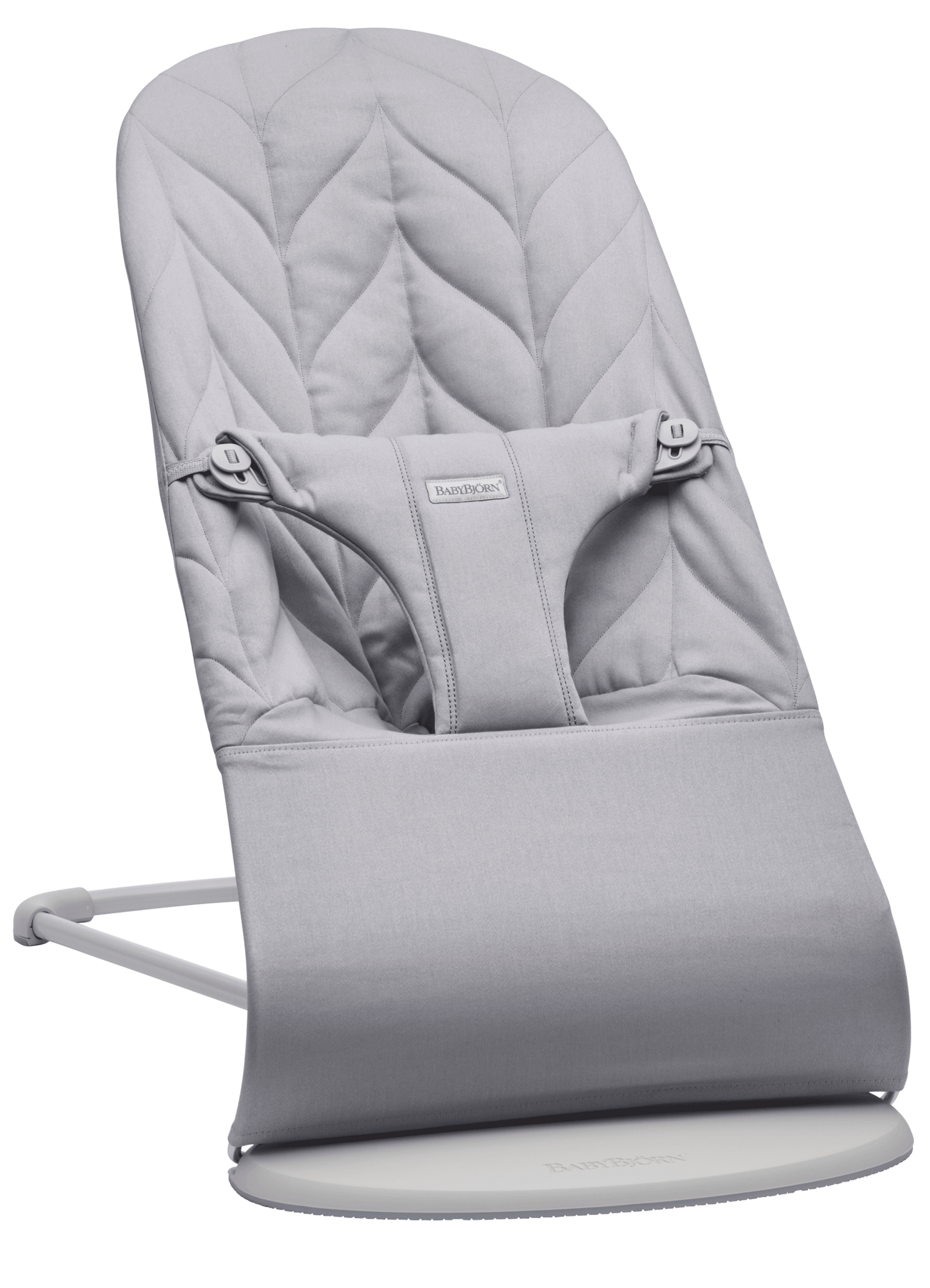 BabyBjörn Bliss 嬰兒搖椅 瑞典製造-Quilted Cotton-Light Grey-Suchprice® 優價網