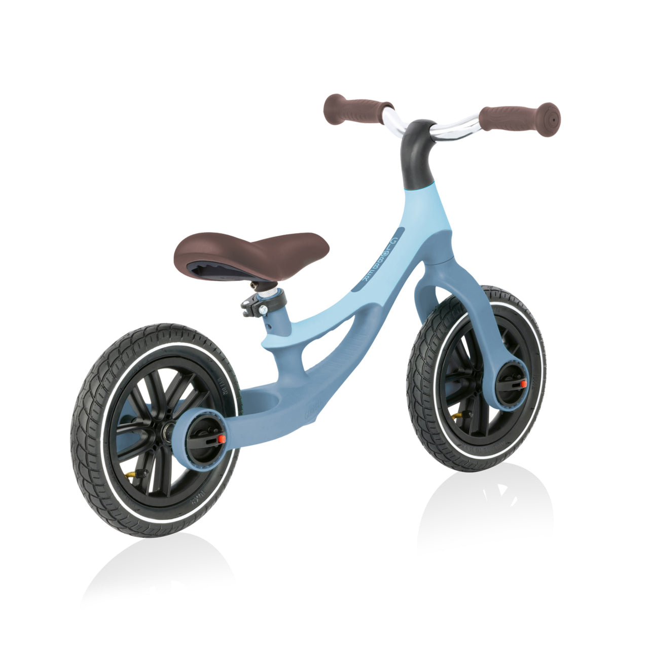 Globber Go Bike Elite Air 可充氣輪胎平衡車-Pastel Blue-Suchprice® 優價網