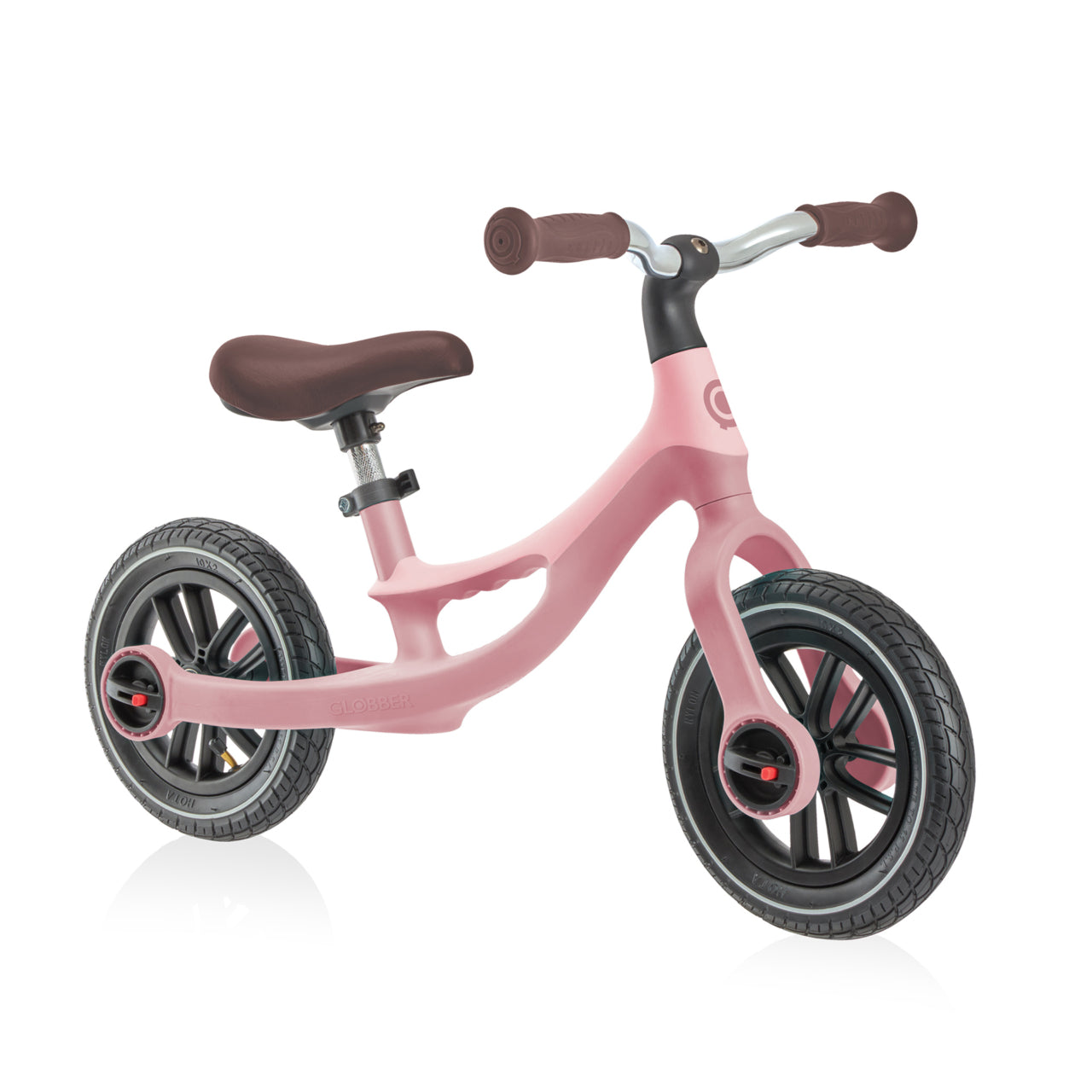 Globber Go Bike Elite Air 可充氣輪胎平衡車-Pastel Pink-Suchprice® 優價網