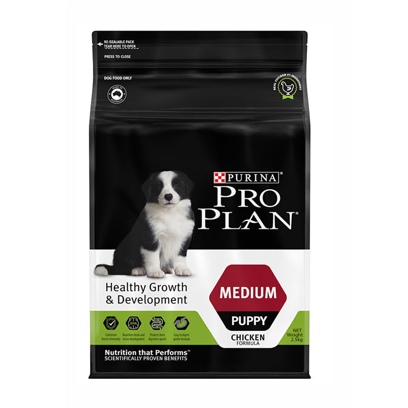 PRO PLAN 中型幼犬配方（雞肉）10-25kg 狗乾糧 袋裝-3kg-1袋-Suchprice® 優價網