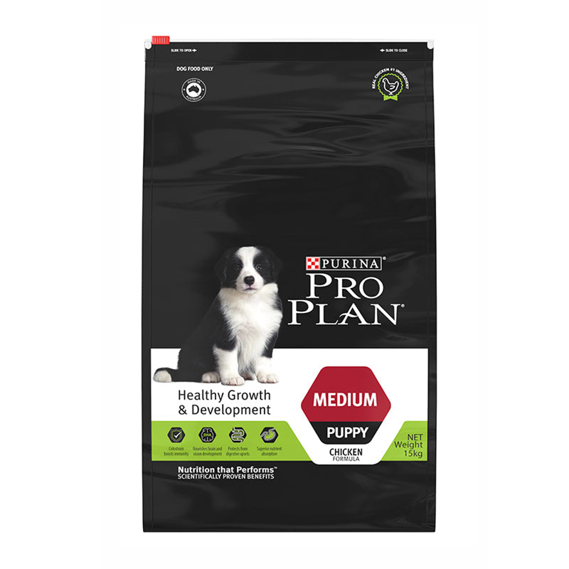 PRO PLAN 中型幼犬配方（雞肉）10-25kg 狗乾糧 袋裝-Suchprice® 優價網