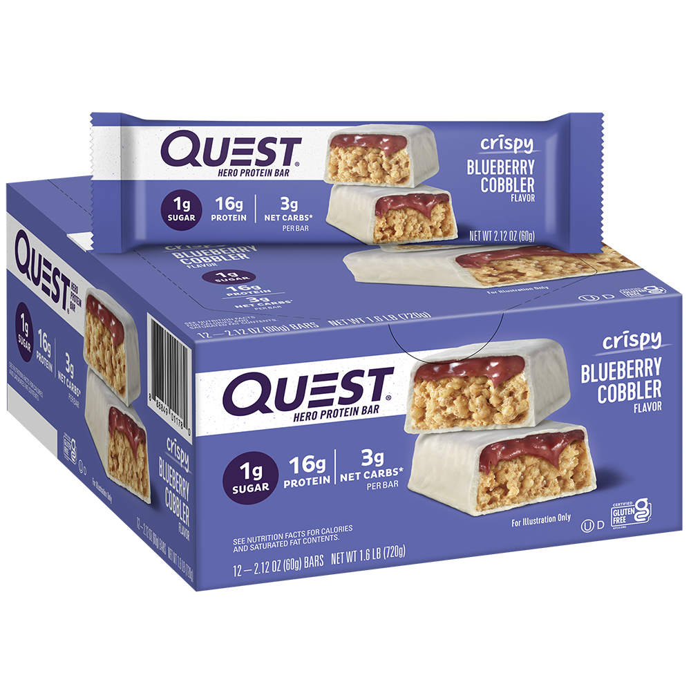 Quest Nutrition Hero Protein Bar-藍草莓餡餅-1條-Suchprice® 優價網