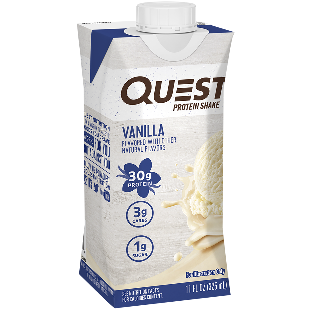 Quest Nutrition Protein Shake 即飲奶昔 325ml-Vanilla-Suchprice® 優價網