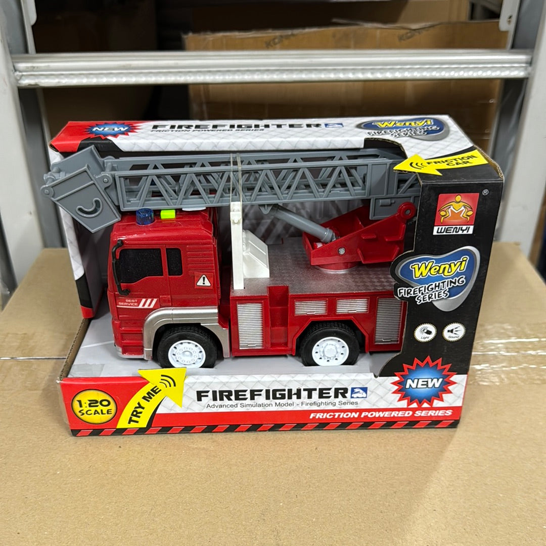Royal Toys 1:20 聲光慣性消防車 可動雲梯-Suchprice® 優價網