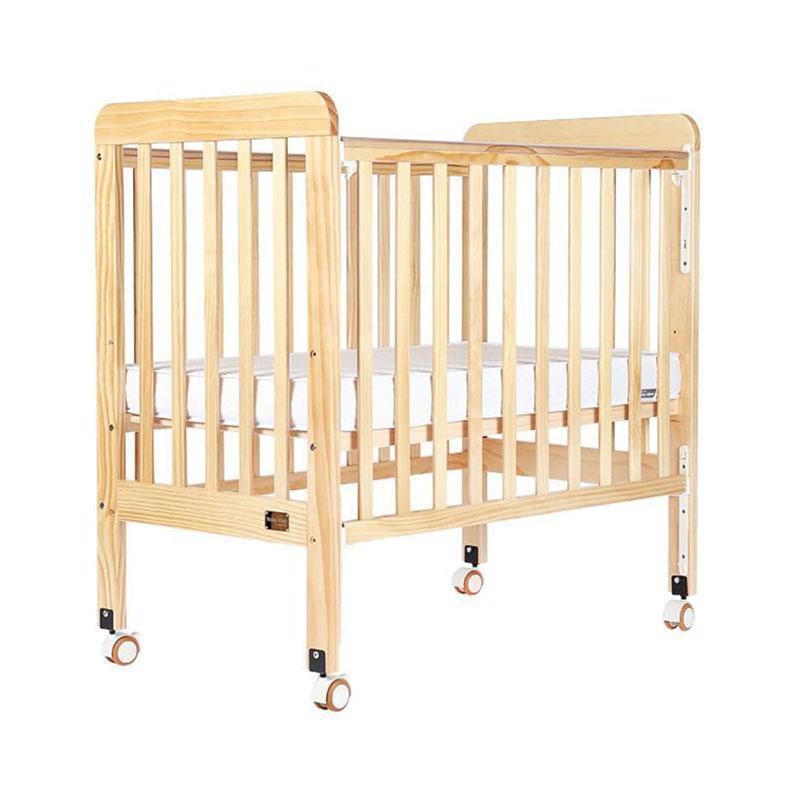 Baby Star Melio 嬰兒木床 (包括3” 床褥)-木色-Suchprice® 優價網