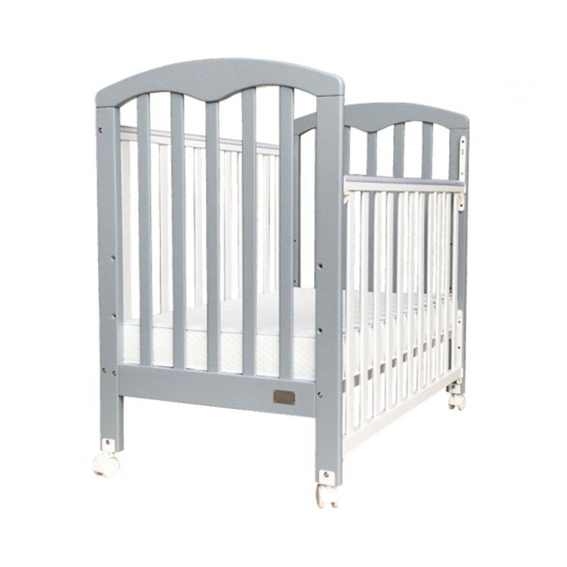 Baby Star Cozzi 嬰兒櫸木床 包括4"床褥-灰色-Suchprice® 優價網