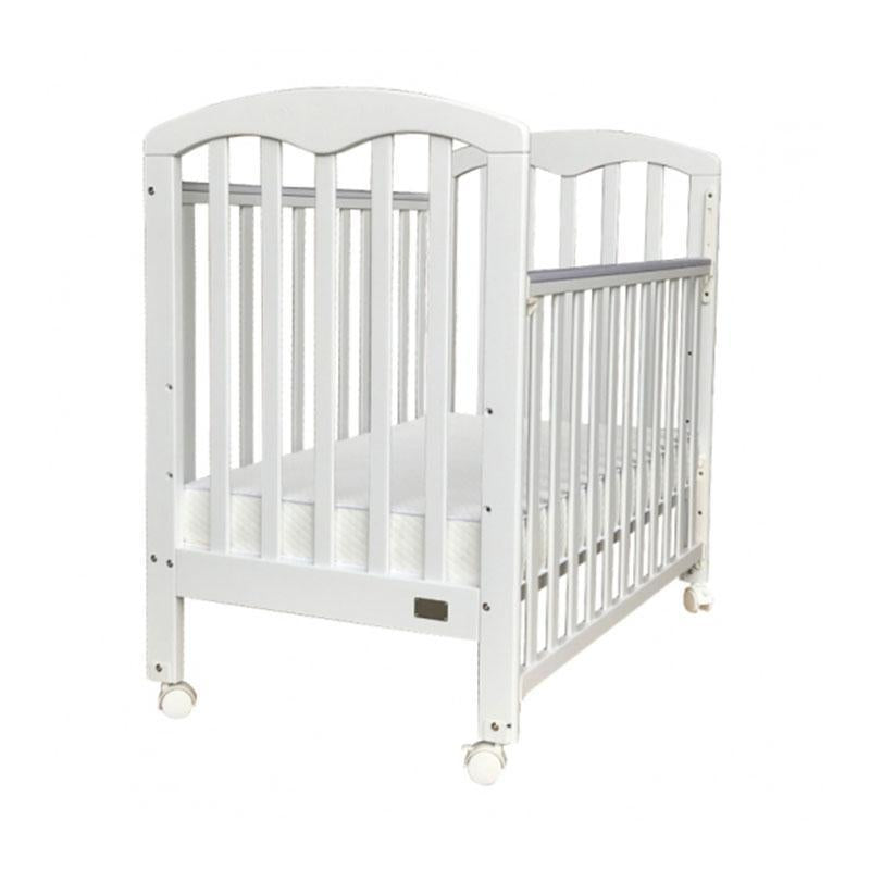 Baby Star Cozzi 嬰兒櫸木床 包括4"床褥-白色-Suchprice® 優價網