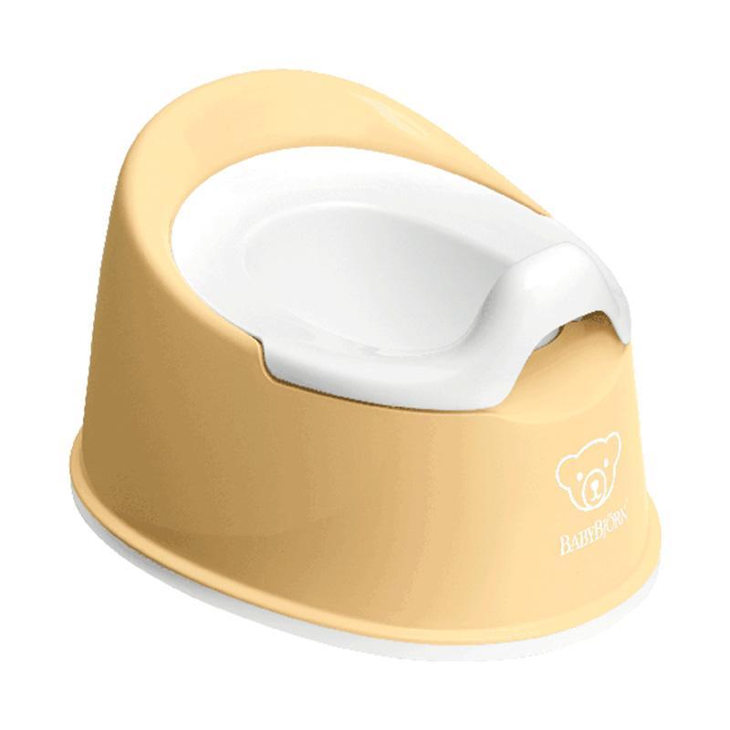 BabyBjörn Smart Potty 精巧學習便廁 新版 瑞典品牌-Powder Yellow/White-Suchprice® 優價網