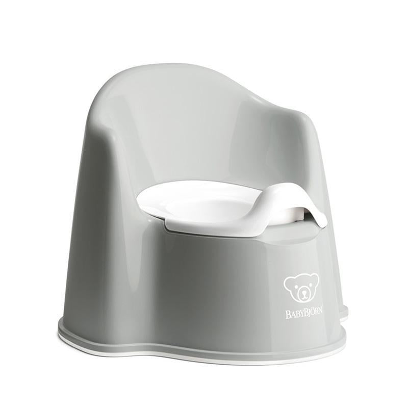BabyBjörn Potty Chair 高背學習便廁 新版 瑞典品牌-Grey/White-Suchprice® 優價網