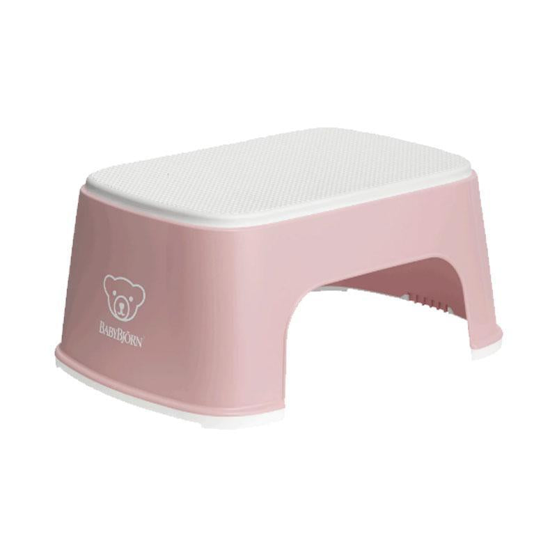 BabyBjörn 兒童防滑踏腳凳 新版 瑞典品牌-Powder Pink/White-Suchprice® 優價網