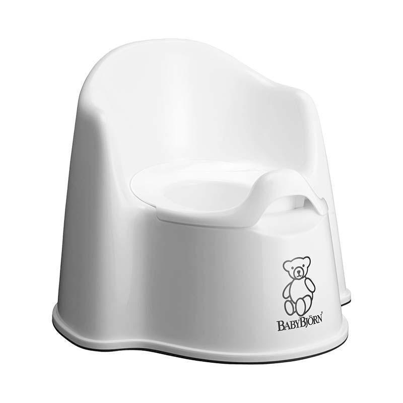 BabyBjörn Potty Chair 高背學習便廁 瑞典品牌-白色 White-Suchprice® 優價網