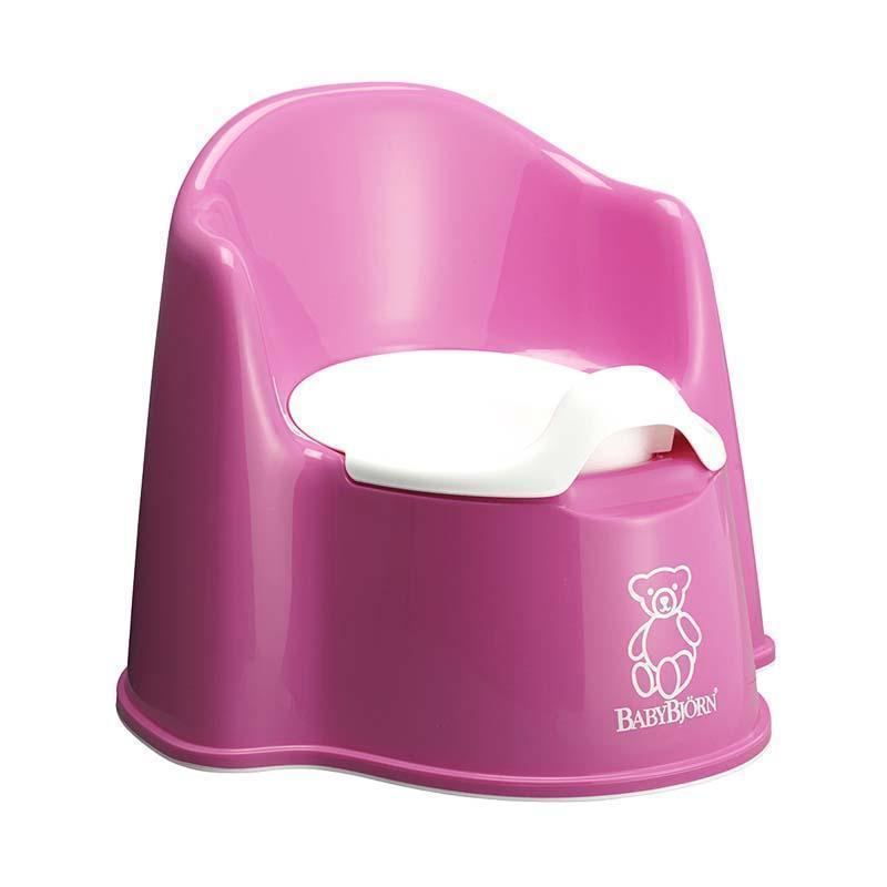BabyBjörn Potty Chair 高背學習便廁 瑞典品牌-粉紅色 Pink-Suchprice® 優價網
