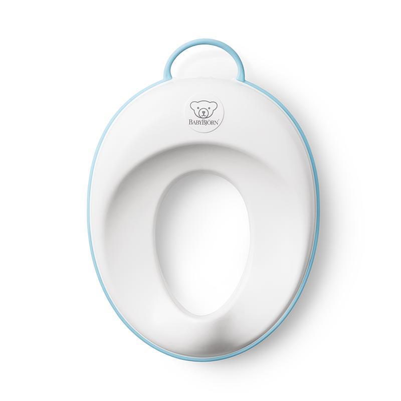 BabyBjörn 兒童可調節 學習廁板 瑞典品牌-白色 White/天藍色 Blue-Suchprice® 優價網