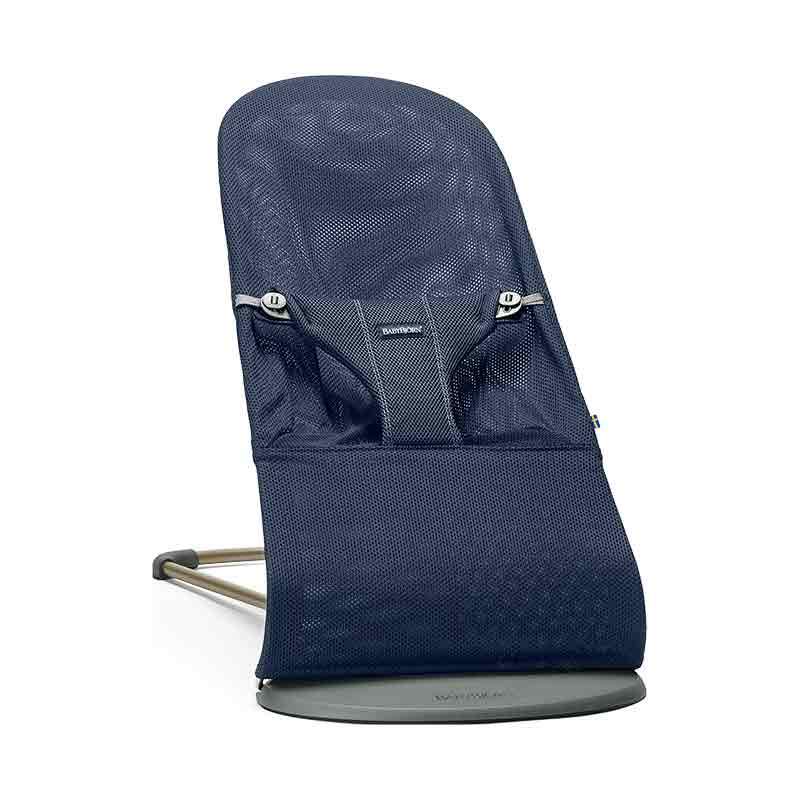 BabyBjörn Bliss 嬰兒搖椅 瑞典製造-網布 Mesh-深藍色 Navy Blue-Suchprice® 優價網