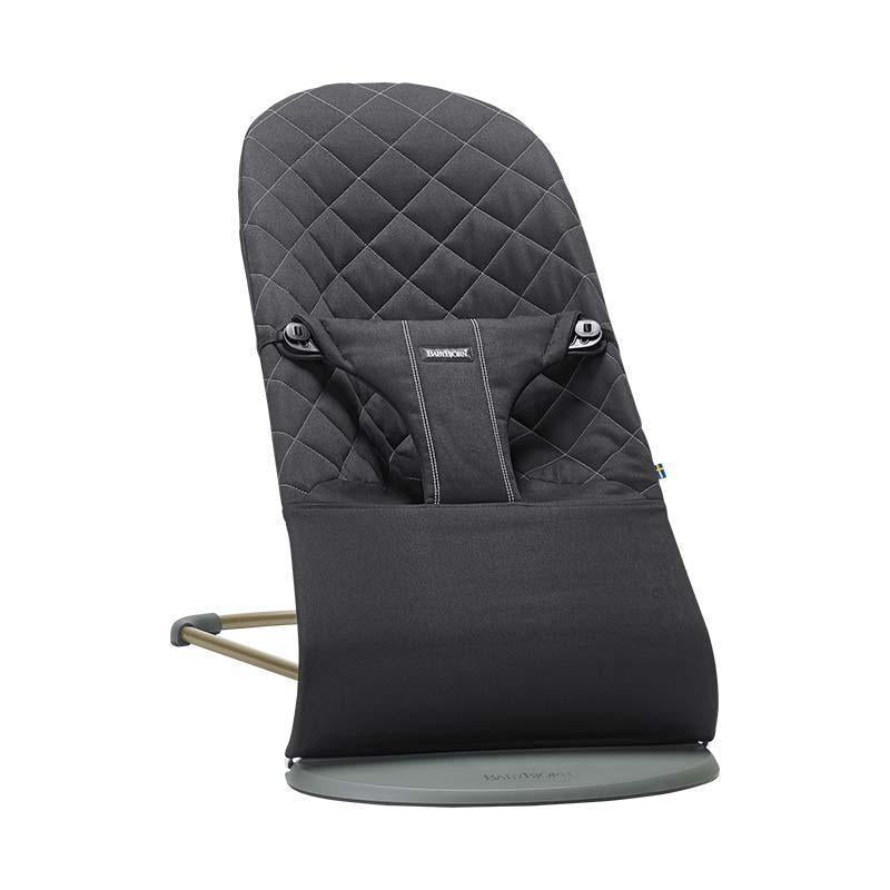 BabyBjörn Bliss 嬰兒搖椅 瑞典品牌-純棉 Cotton-黑色 Black-Suchprice® 優價網