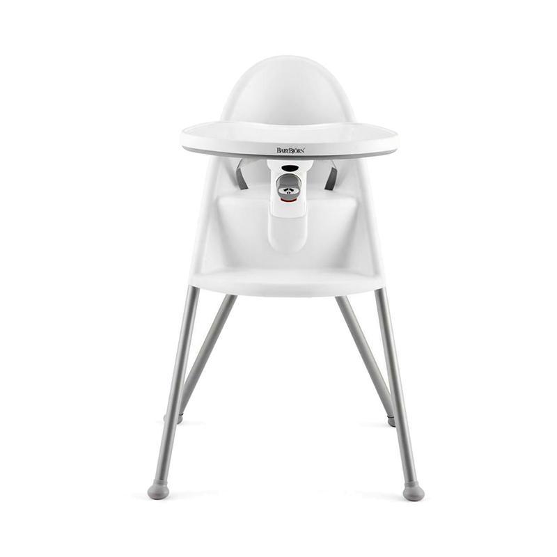 BabyBjörn 兒童折疊高腳餐椅 瑞典品牌-White/Grey-Suchprice® 優價網