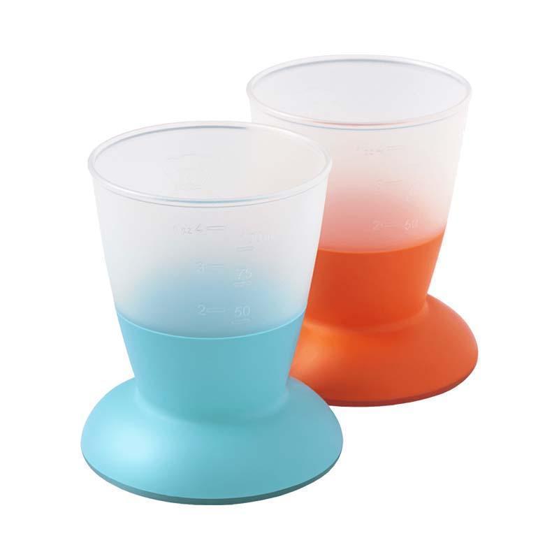 BabyBjörn 兒童飲水學習杯 瑞典品牌-天藍色 Blue/橙色 Orange-Suchprice® 優價網