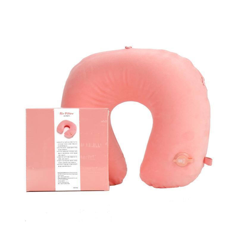 Botta Design 韓國品牌 旅行充氣頸枕-粉紅色 Pink-無帽款-Suchprice® 優價網