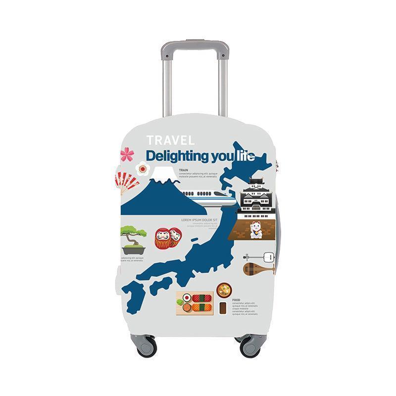 Botta Design 韓國品牌 高彈性防水耐磨行李箱套 Travel版-日本-S (18-22吋)-Suchprice® 優價網