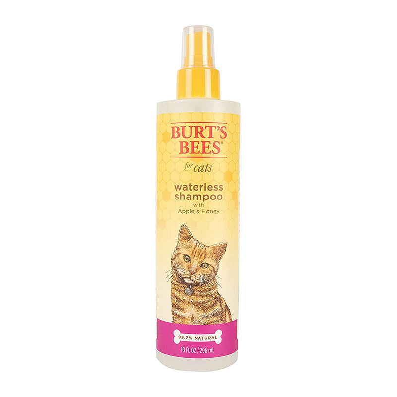Burt's Bees 貓貓蘋果蜂蜜免沖洗乾洗噴霧 296ml Waterless Cat Dry Shampoo-Suchprice® 優價網