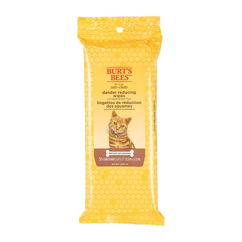 Burt's Bees 貓貓天然抗屑舒緩濕紙巾, 50片 Cat Wipes-Suchprice® 優價網
