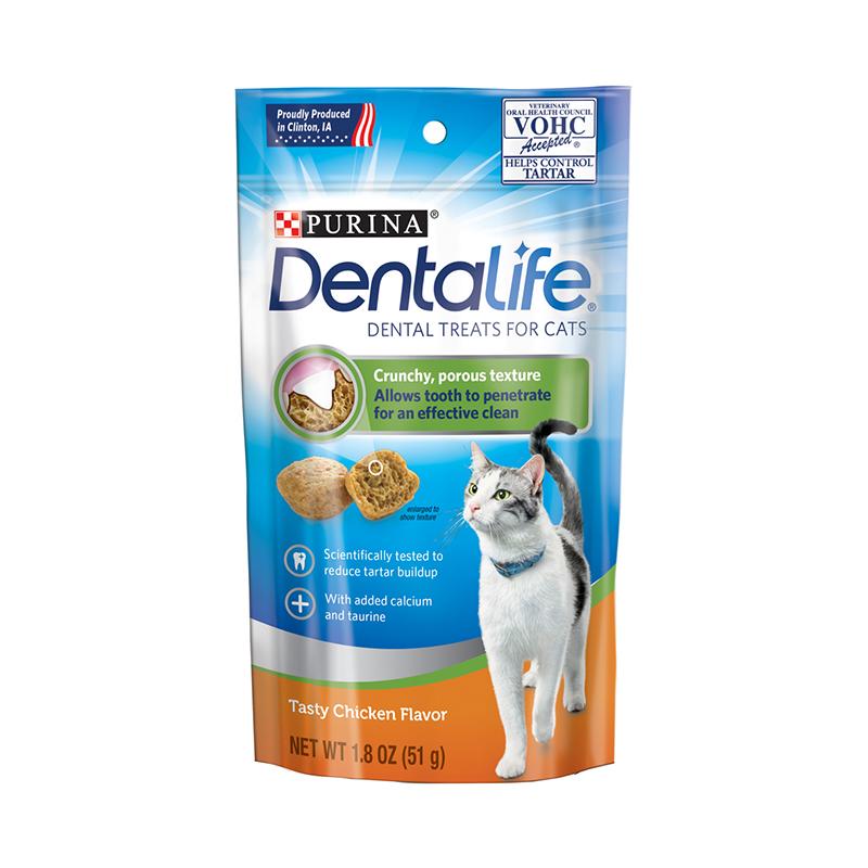 Dentalife 貓咪潔齒餅 雞肉味 袋裝 1.8oz-1袋-Suchprice® 優價網
