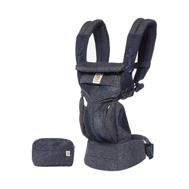 Ergobaby Omni 360 Cool Air Mesh 全階段 嬰兒揹帶 透氣款-Blue Tweed-Suchprice® 優價網