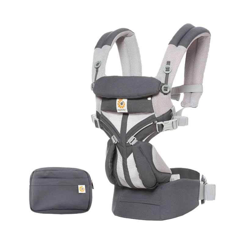 Ergobaby Omni 360 Cool Air Mesh 全階段 嬰兒揹帶 透氣款-Carbon Grey 碳黑-Suchprice® 優價網