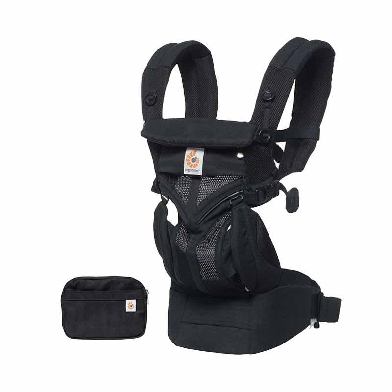 Ergobaby Omni 360 Cool Air Mesh 全階段 嬰兒揹帶 透氣款-Onyx Black 黑色瑪瑙-Suchprice® 優價網