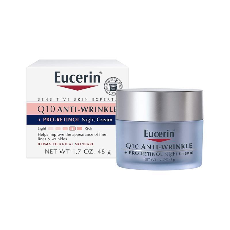 Eucerin Q10 Anti-Wrinkle Face Night Cream 48g-Suchprice® 優價網