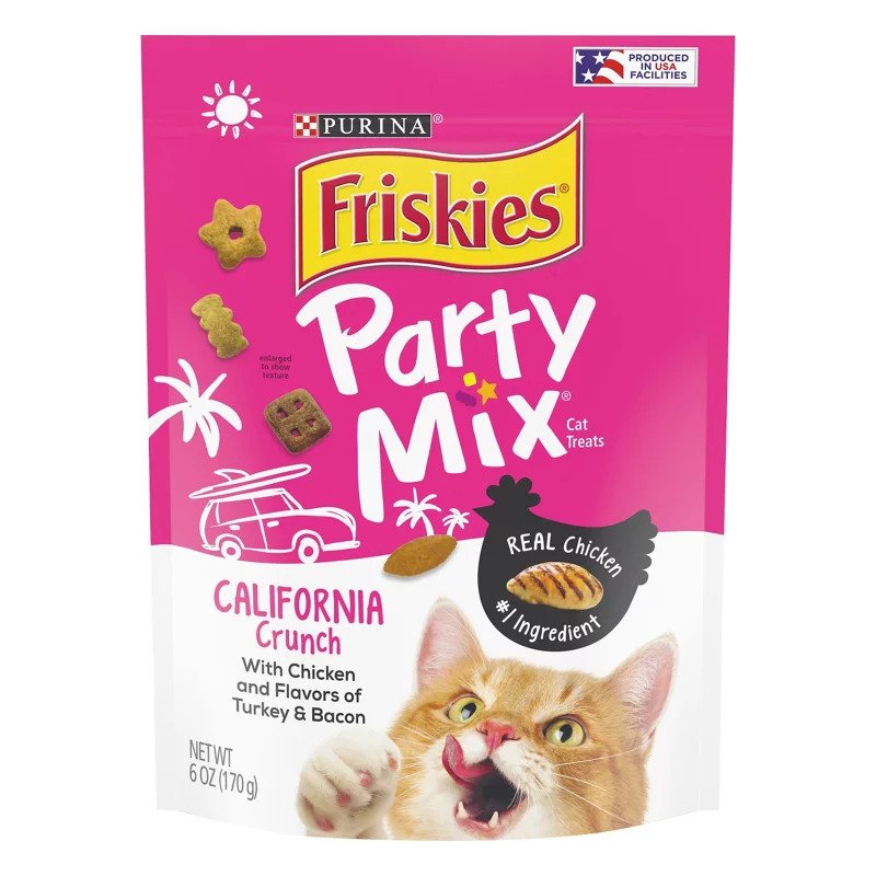 Friskies® 喜躍 Party Mix™ 鬆脆貓小食 加州風味 170克-Suchprice® 優價網