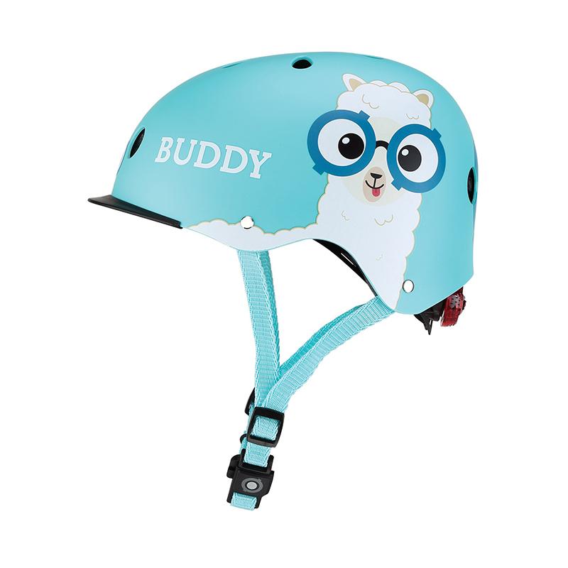 Globber Helmets Elite Lights LED閃燈兒童頭盔 (48-53cm)-SKY BLUE BUDDY-Suchprice® 優價網