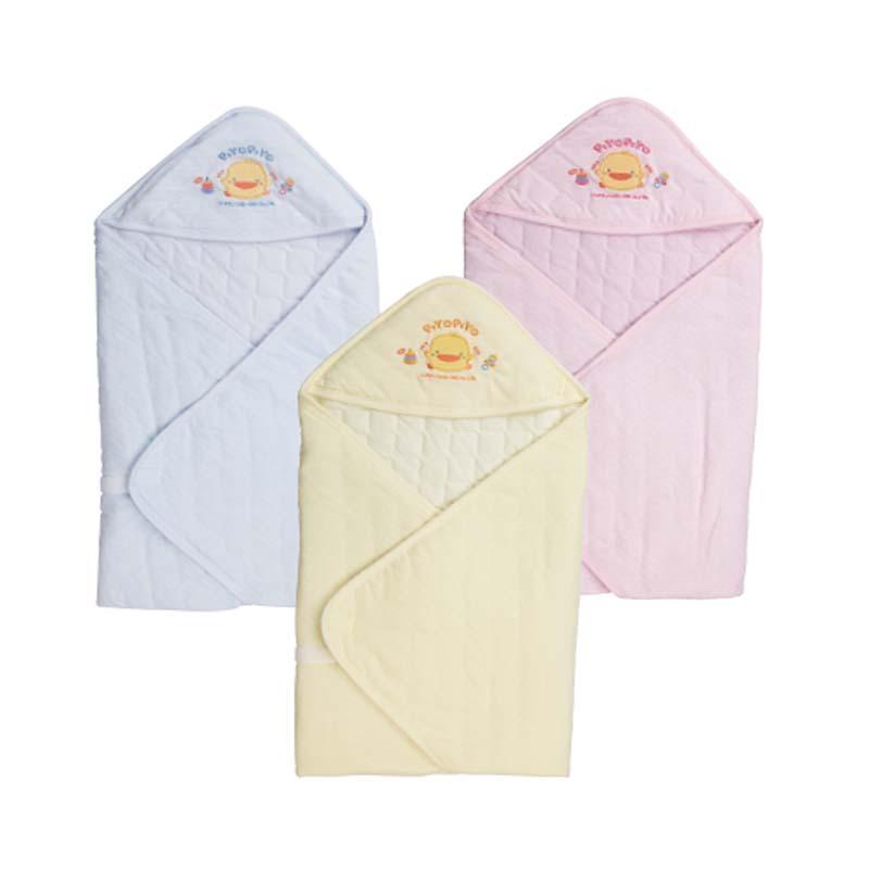 黃色小鴨 PiyoPiyo 夏季刺繡包巾 台灣製-Suchprice® 優價網