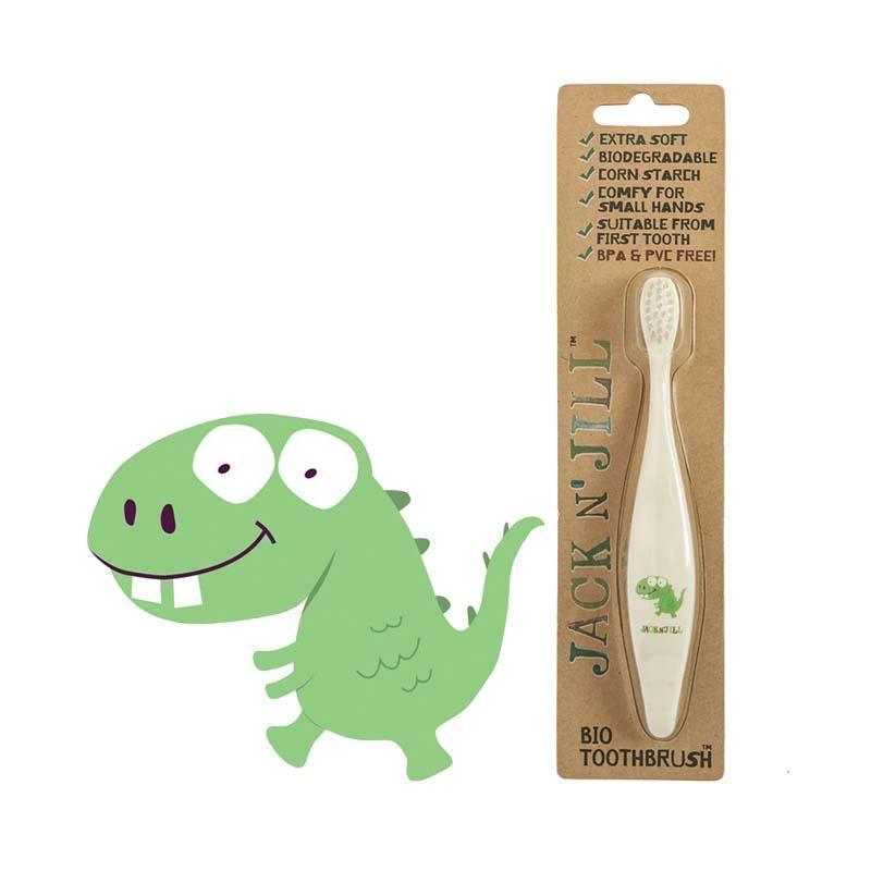 JACK N' JILL 粟米牙刷 18個月以上 澳洲品牌-恐龍-Suchprice® 優價網