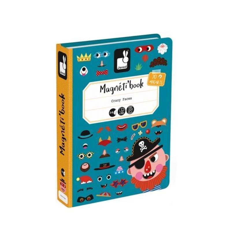 Janod 遊戲磁鐵書 3-8歲 法國品牌-有趣變裝(男孩)-Suchprice® 優價網