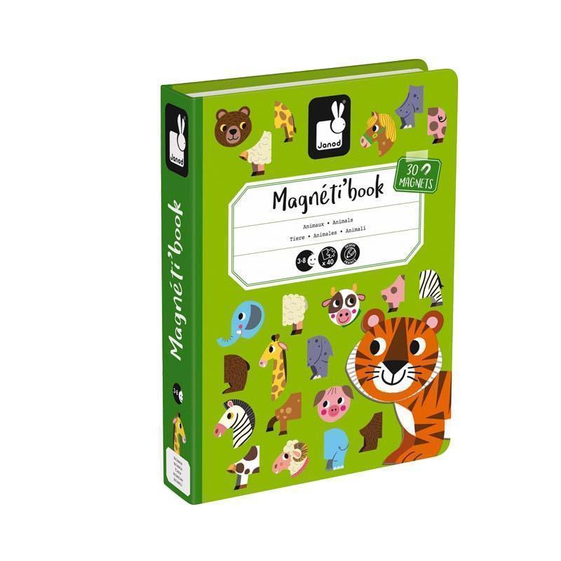 Janod 遊戲磁鐵書 3-8歲 法國品牌-動物-Suchprice® 優價網