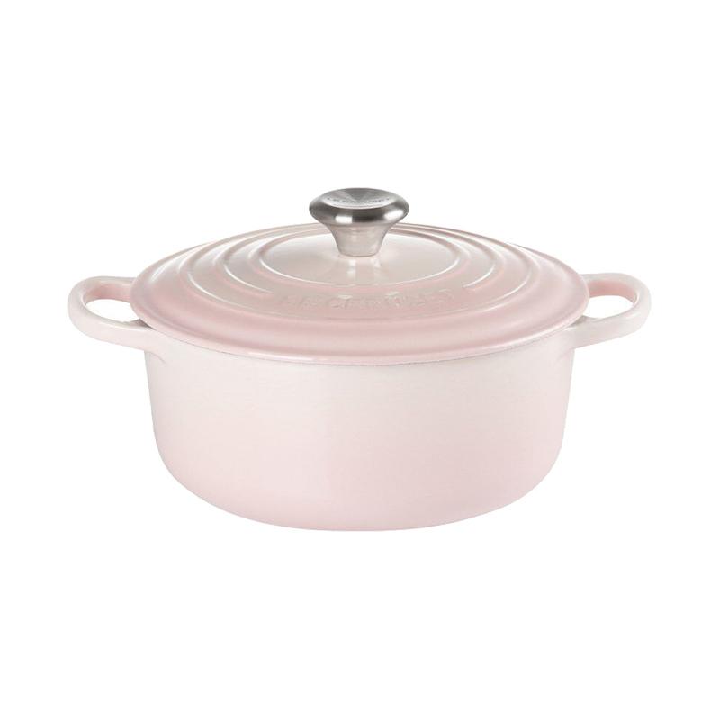 Le Creuset 圓形琺瑯鑄鐵鍋-Shell Pink-20CM-Suchprice® 優價網