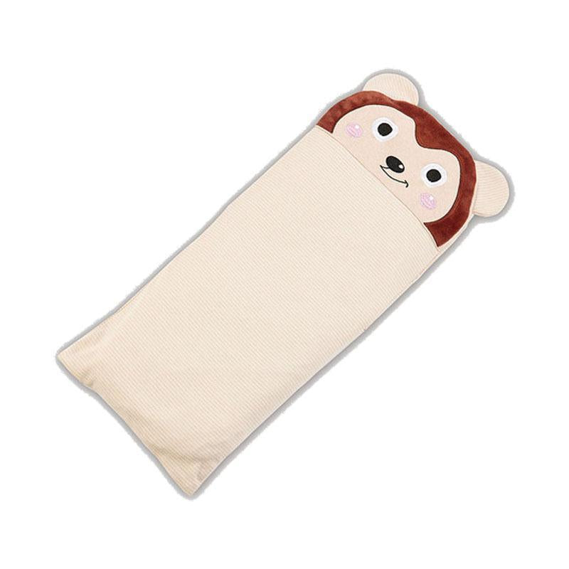 Lenny World 天然彩棉針織嬰兒枕頭 活潑小猴-Suchprice® 優價網