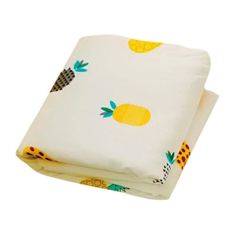 Lenny World 天然彩棉針織嬰兒空調被-菠蘿格調-Suchprice® 優價網