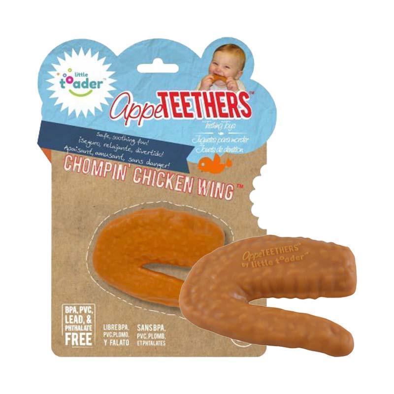 Little toader appeTEETHERS 3D食物造型嬰兒牙膠玩具-燒雞翼-Suchprice® 優價網