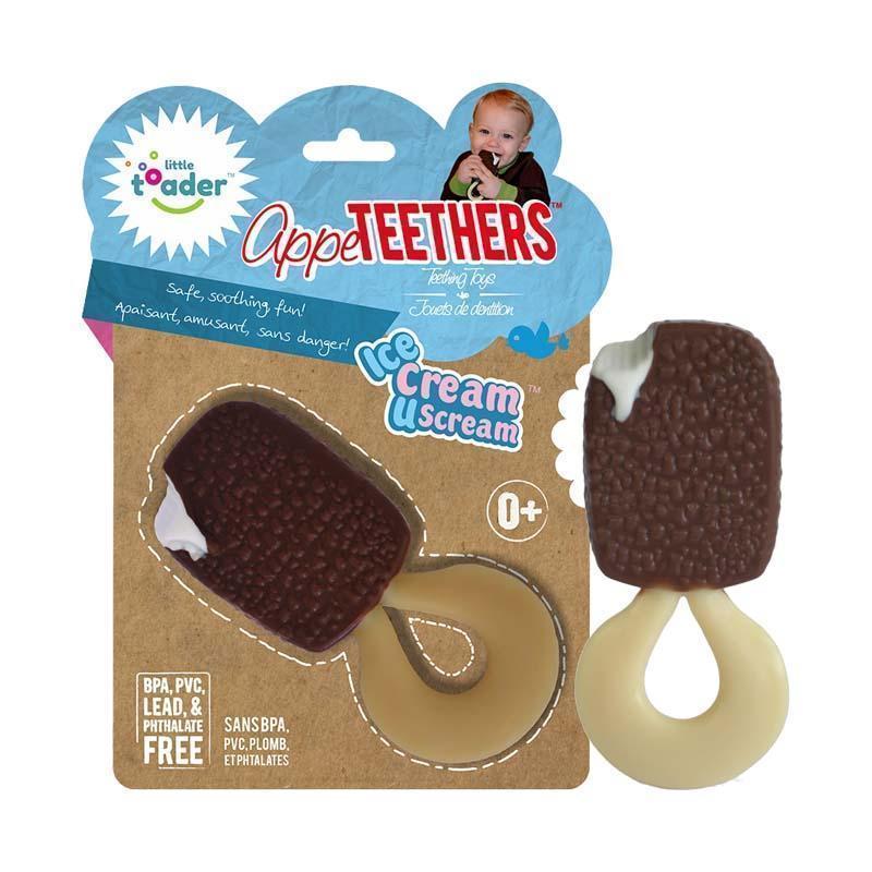 Little toader appeTEETHERS 3D食物造型嬰兒牙膠玩具-朱古力脆皮雪條-Suchprice® 優價網