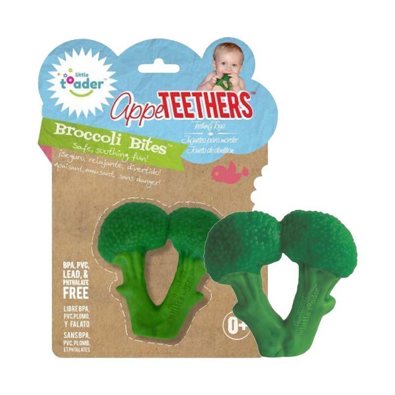 Little toader appeTEETHERS 3D食物造型嬰兒牙膠玩具-西蘭花-Suchprice® 優價網