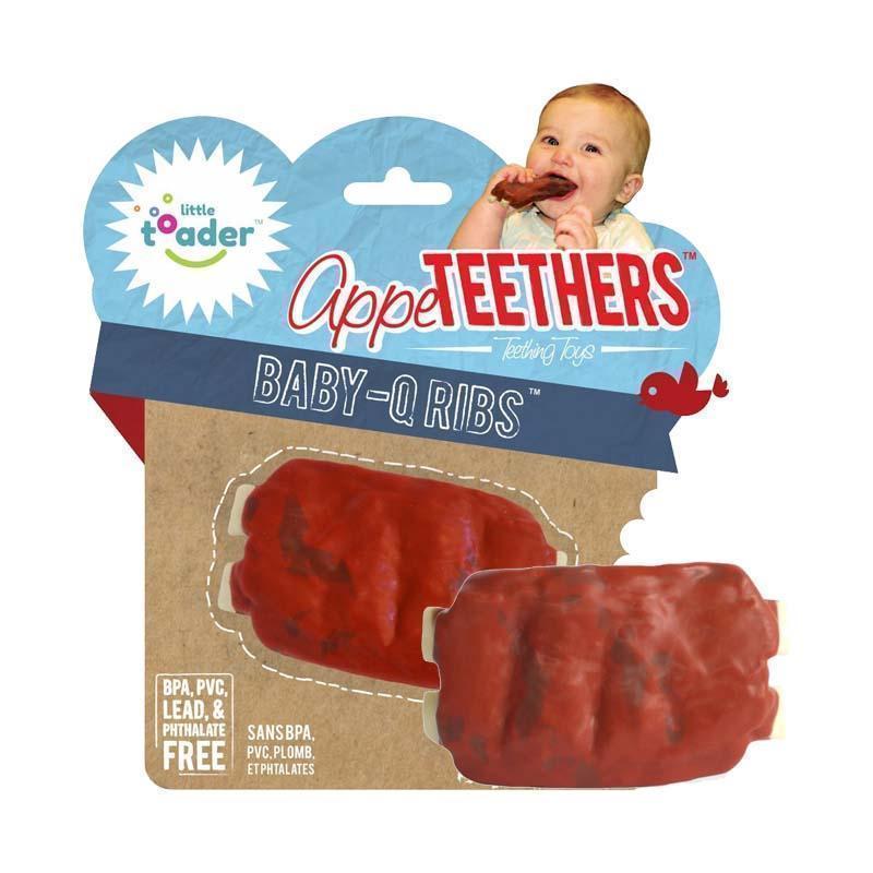 Little toader appeTEETHERS 3D食物造型嬰兒牙膠玩具-燒排骨-Suchprice® 優價網
