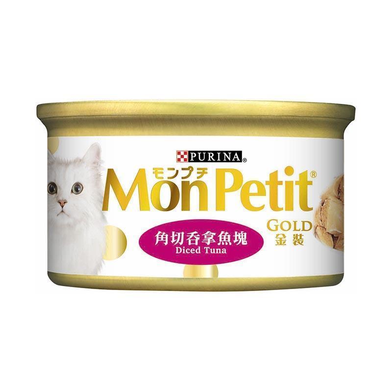 MonPetit Gold 金裝 罐頭 85g-汁煮系列-角切吞拿魚塊-1罐-Suchprice® 優價網