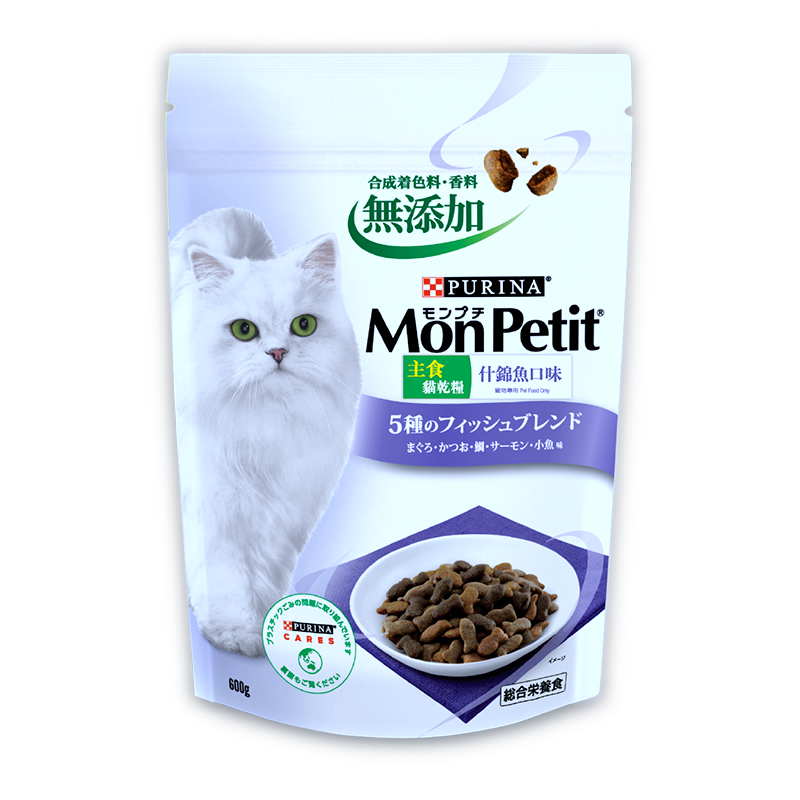 Monpetit 主食貓乾糧去毛球配方600克-Suchprice® 優價網