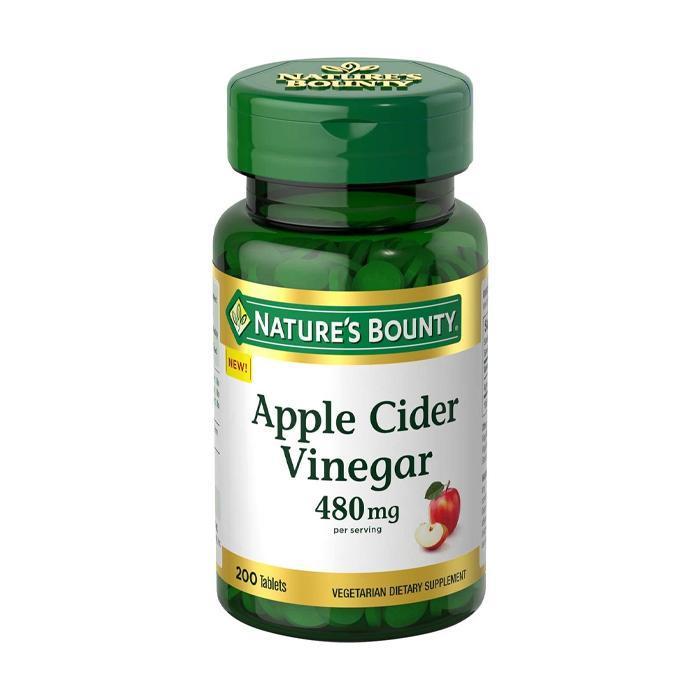 Nature's Bounty Apple Cider Vinegar 480mg 200 Tablets-Suchprice® 優價網