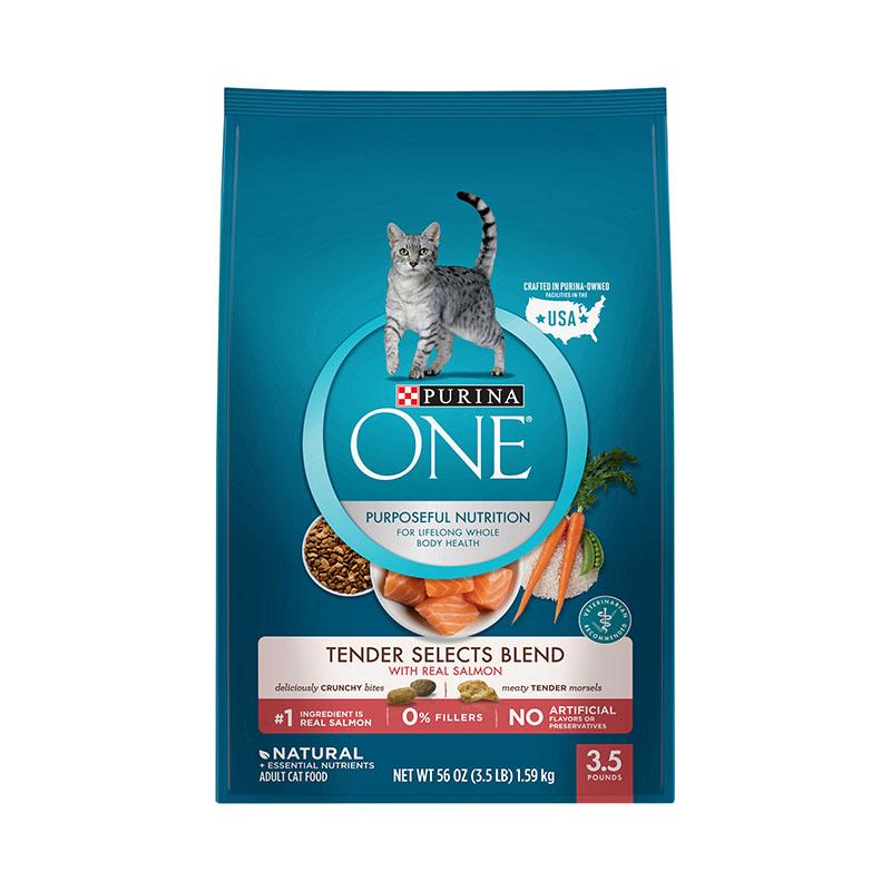 PURINA®ONE® 貓乾糧成貓配方(三文魚及吞拿魚)-Suchprice® 優價網